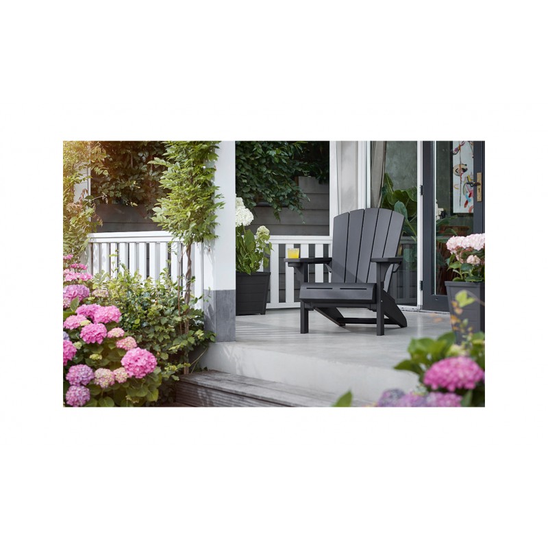 Keter ALPINE ADIRONDACK Chair Graphite