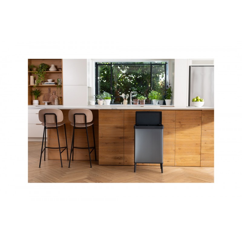 Keter Cubo de Basura VERTO High Azul Nacarado
