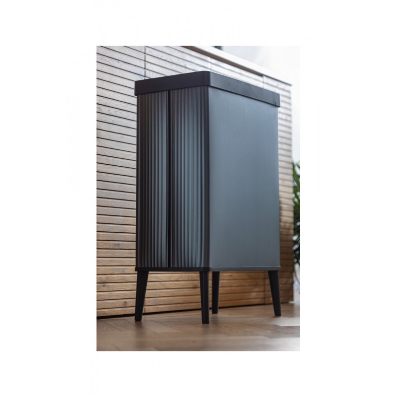 Keter Cubo de Basura VERTO High Azul Nacarado