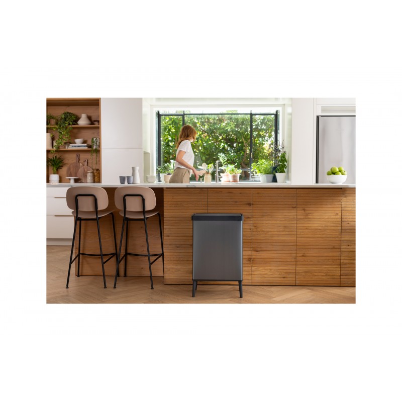 Keter Cubo de Basura VERTO High Azul Nacarado