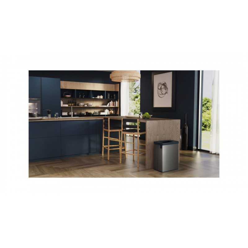 Keter Cubo de Basura VERTO Recycle Gris Perla