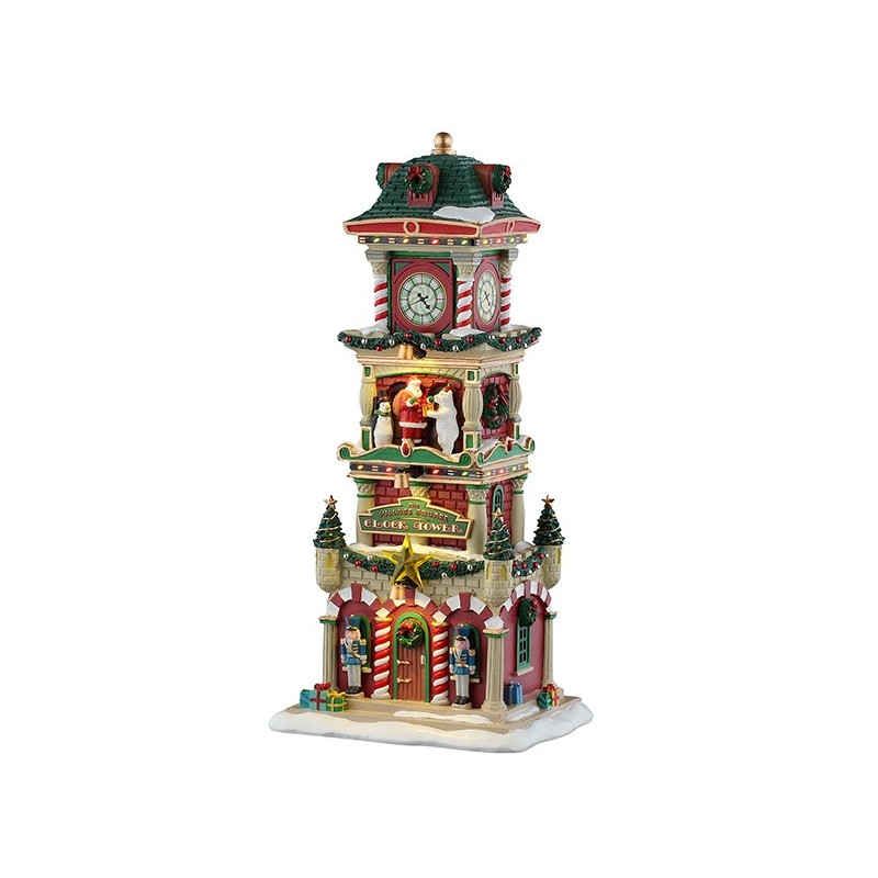 The Village Square Clock Tower B/O 4.5V Cód. 55320