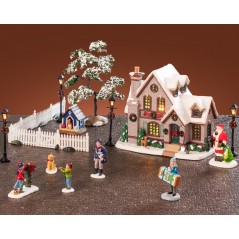 White Christmas Set with Power Supply 4.5V Ref. 56671