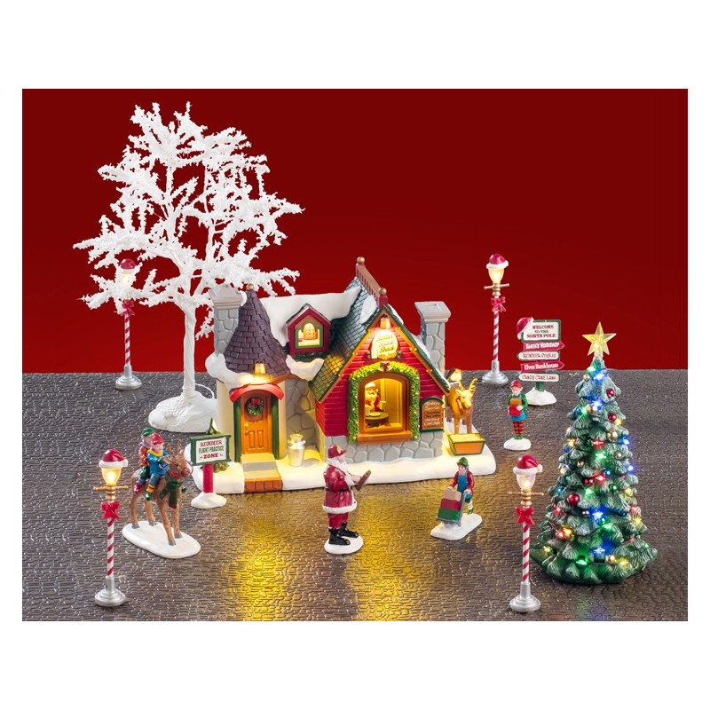 Santa's Snack Shack Set con fuente de alimentación 4.5V Cód. 56674