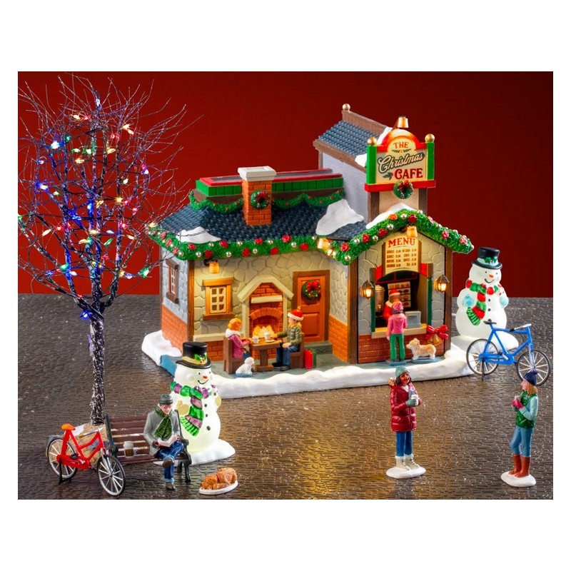 The Christmas Cafe Set con fuente de alimentación 4.5V Cód. 56675