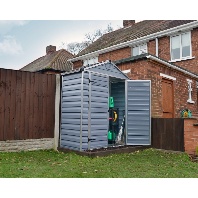 Canopia Skylight Polycarbonate Garden Shed 90X185X217 cm Grey