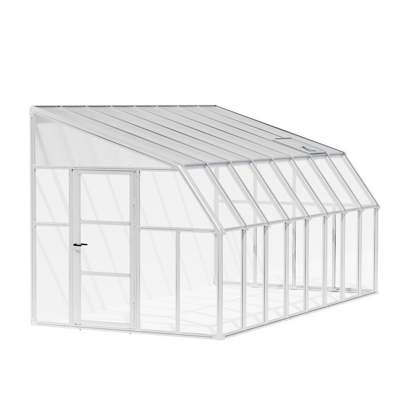 Terraza Canopia Sun Room Policarbonato 2,7x5 m Blanco