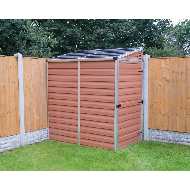 Canopia Skylight Polycarbonate Garden Shed 176X120X203 cm Amber