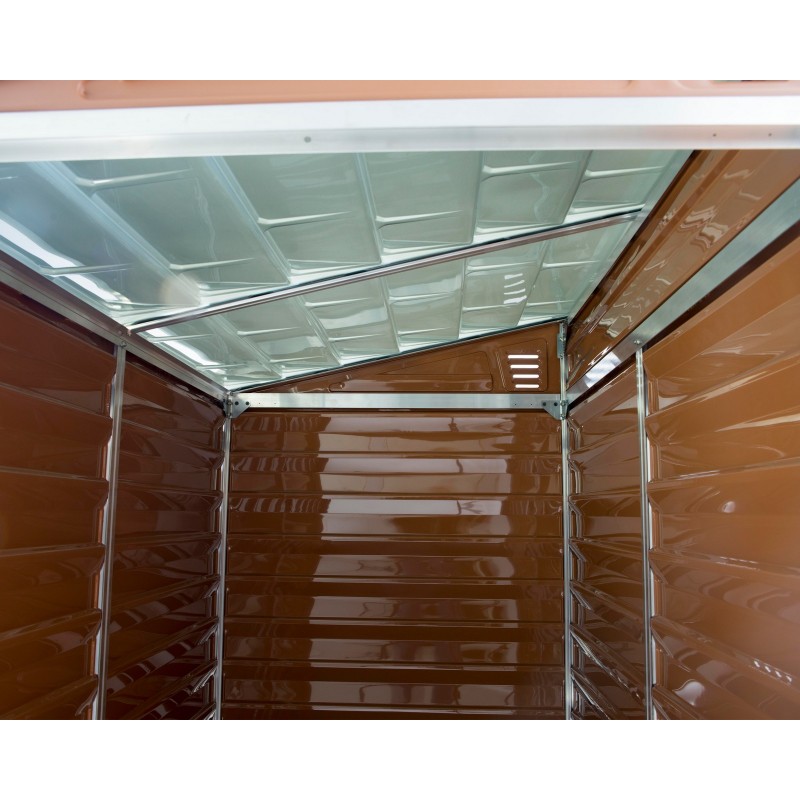 Canopia Skylight Polycarbonate Garden Shed 176X120X203 cm Amber