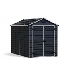 Canopia Skylight Polycarbonate Garden Shed 303X185X217 cm Dark Grey