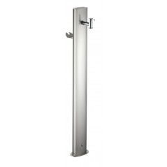Fuente de Columna para Jardín Aquapoint Steel-O Ground Chrome 