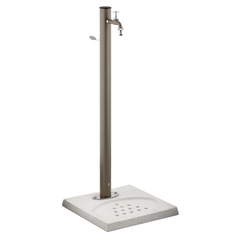 Fuente de Columna para Jardín Aquapoint Loop Ground Gris Paloma