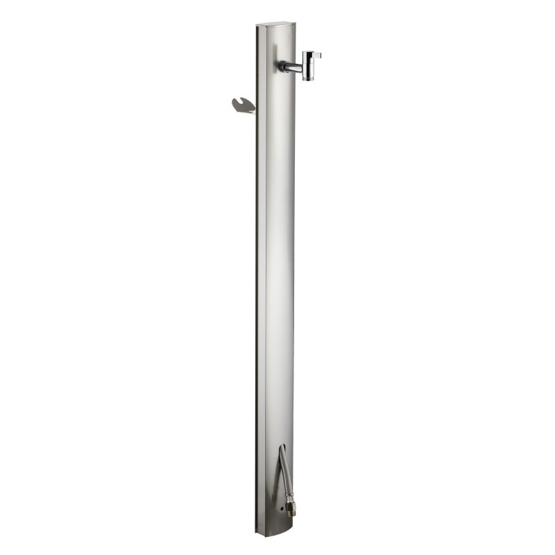 Aquapoint Steel-O Underground Garden Column Fountain Chrome