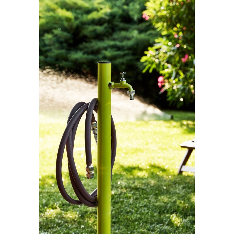 Aquapoint Loop Underground Garden Column Fountain Pastel Green