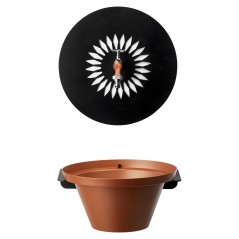 Fuente de Pared Aquapoint Daisy Fountain Terracota