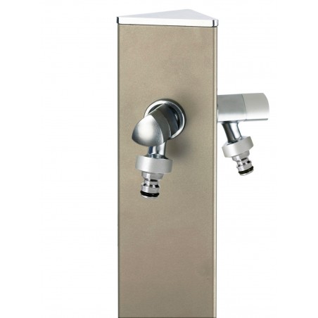 Aquapoint Wall Triangle Dove Grey Garden Fountain