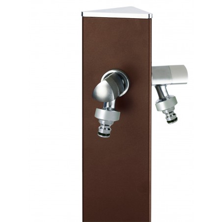 Aquapoint Wall Triangle Bronze Metal Wall Garden Fountain