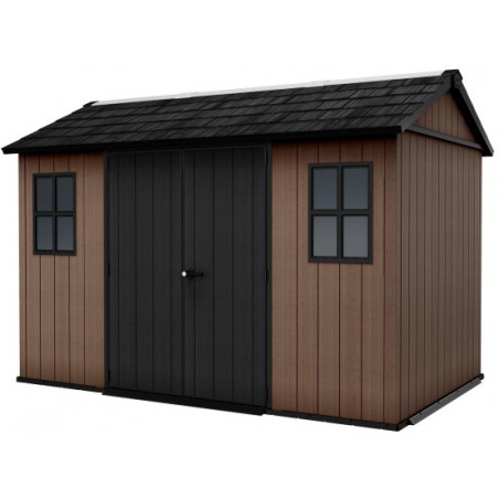 Caseta de jardín Keter de resina NEWTON PLUS 1175 - Doble elección de montaje