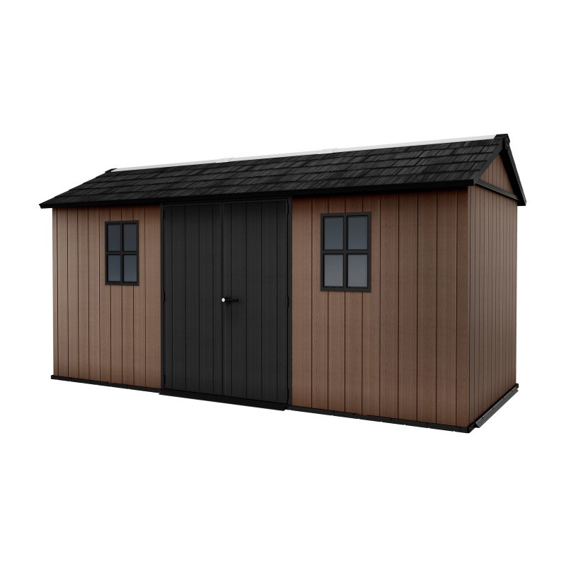 Keter Garden Shed in Resin NEWTON PLUS 1575 - Double Choice of Assembly