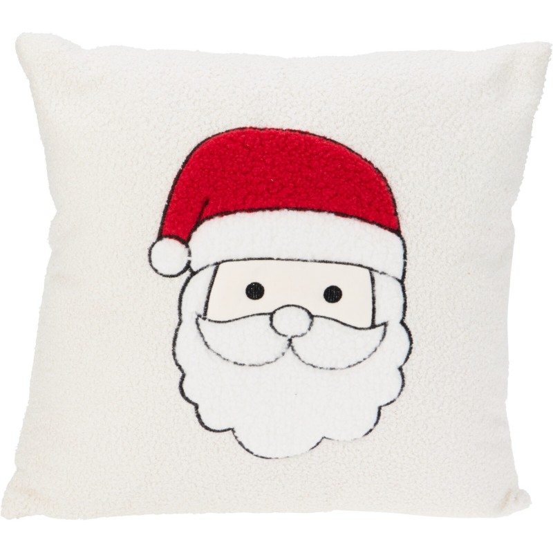 Cojín decorativo navideño de osito de peluche, 45 x 45 cm. Pieza única
