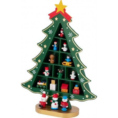 Árbol de Navidad con adornos 29 cm