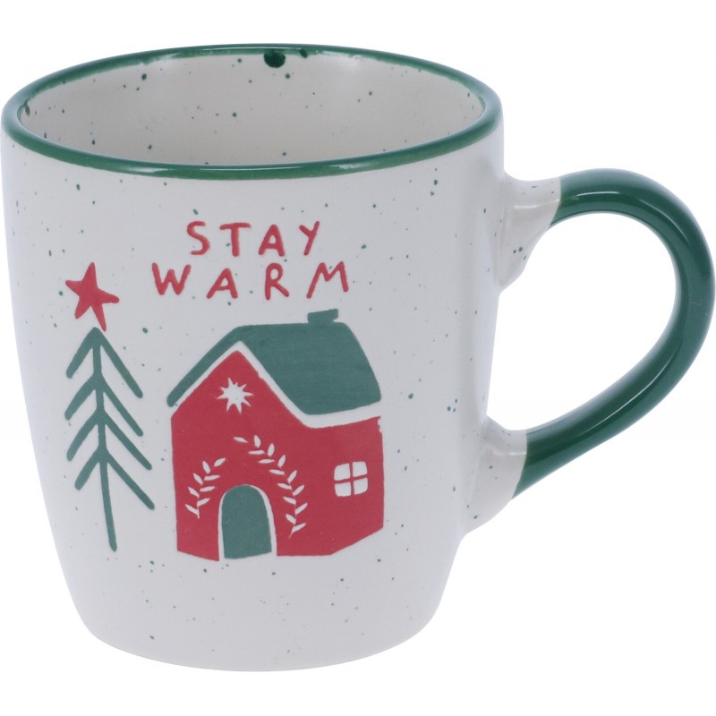 Juego de 4 tazas navideñas