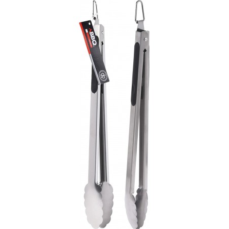 Pinzas para barbacoa de acero inoxidable de 43 cm