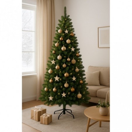 Árbol de Navidad Brampton Green h185 Ø127cm PE+PVC