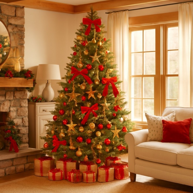 Árbol de Navidad Clive Slim Green h230 Ø122m PE+PVC Árbol de Navidad Clive Slim Green h230 Ø122m PE+PVC