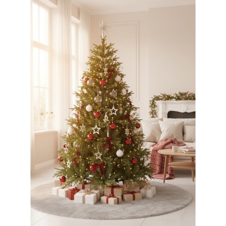 Verdon Christmas tree h240Ø142cm PE+PVC