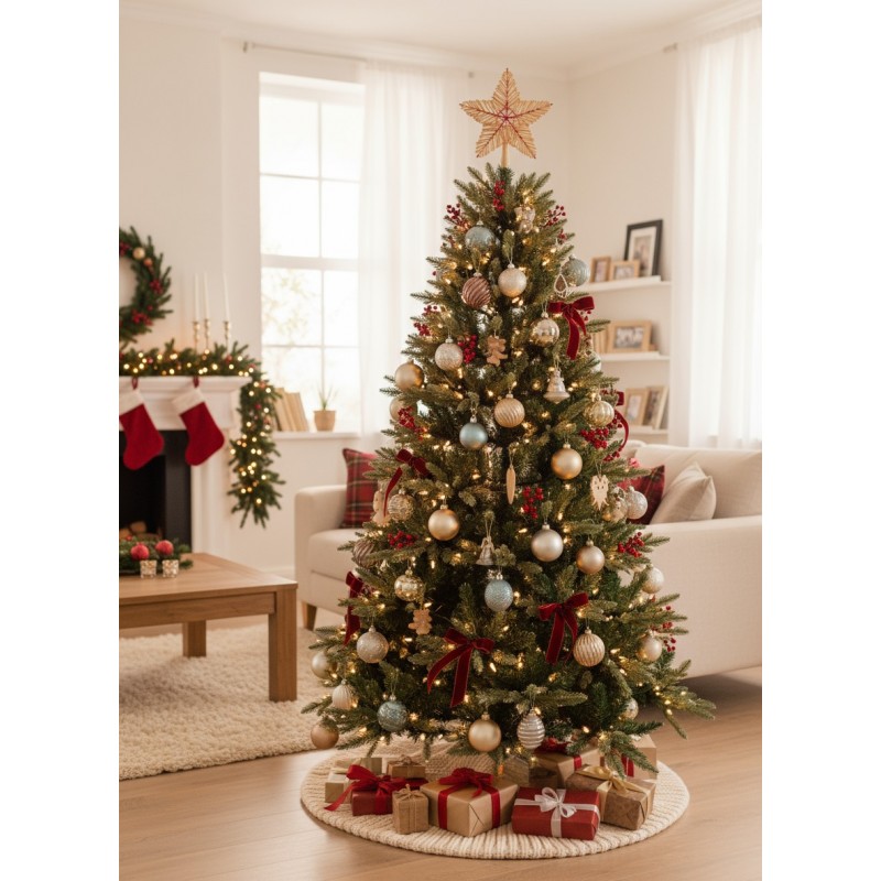 Verdon Christmas tree h180Ø120cm PE+PVC