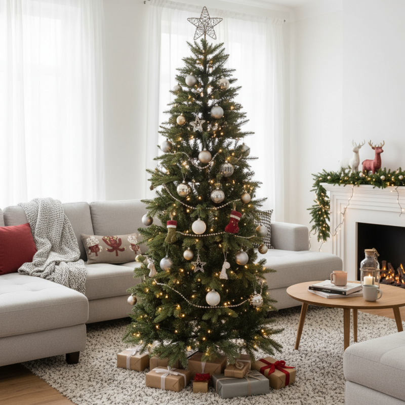 Árbol de Navidad Russel h240Ø80cm PE+PVC Árbol de Navidad Russel h240Ø80cm PE+PVC