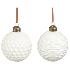 Bola de cristal blanca de 8 cm. Peso individual.