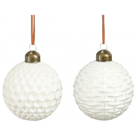 Bola de cristal blanca de 8 cm. Peso individual.