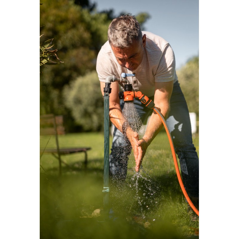 Stocker Raccordo rubinetto Anti Torsion multifunzione con doccetta lavamani, 1", 1/2", 3/4"