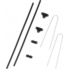 Stocker Kit direzionamento ugelli Geyser 50 cm - 2 Tubi flessibili, senza ugelli