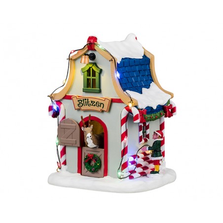 Paquete Lemax Santa's Reindeer con nieve gratis