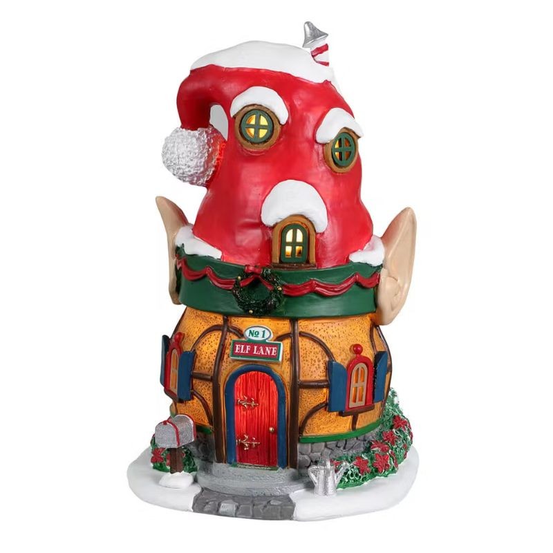 Lemax Elf Village Pack with Free Snow