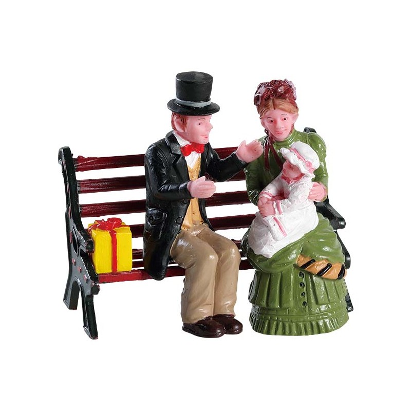 Paquete Deluxe Lemax Victorian con nieve gratis