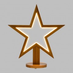 Estrella con Base H35cm LED BLANCO CÁLIDO