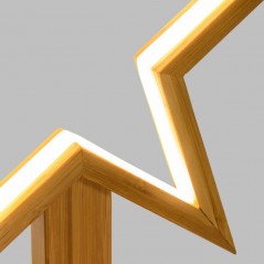 Estrella con Base H35cm LED BLANCO CÁLIDO