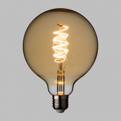E27 Vintage Globe Ø 125 Warm White 4W Spiral Bulb