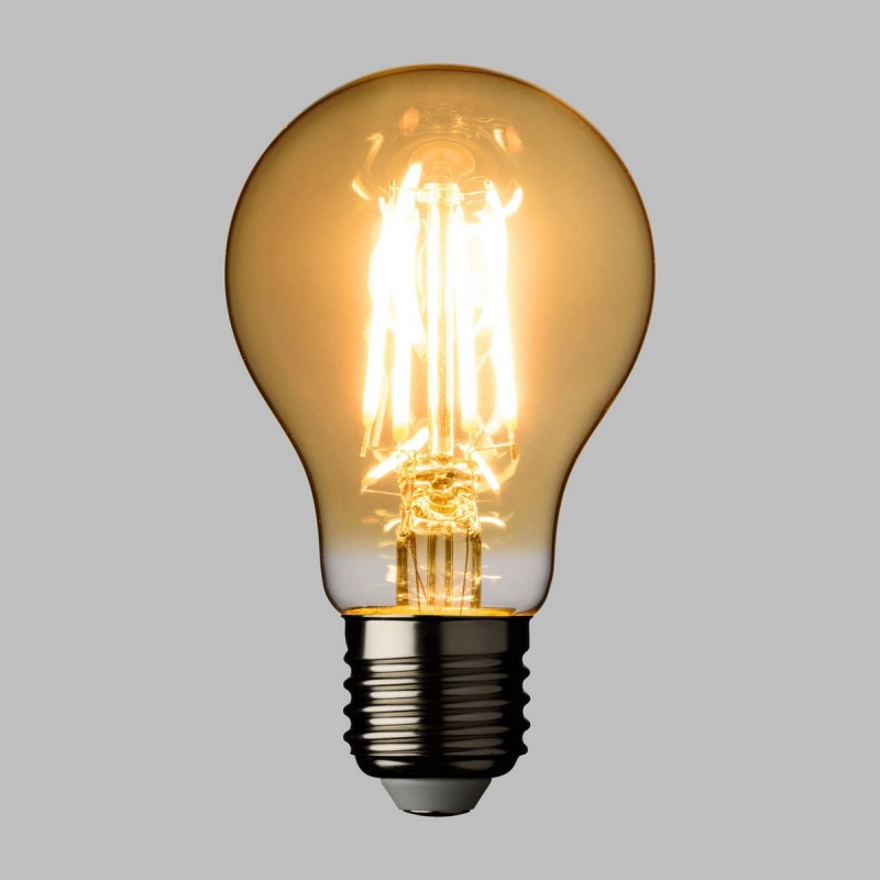 Bombilla E27 Vintage Drop Ø 60 Blanco Cálido 4W