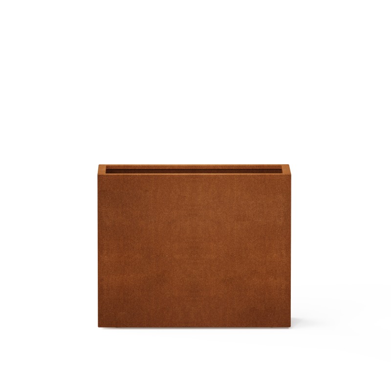 Jardinera alta Herstera DIVIDER de acero corten 100x40x80 cm