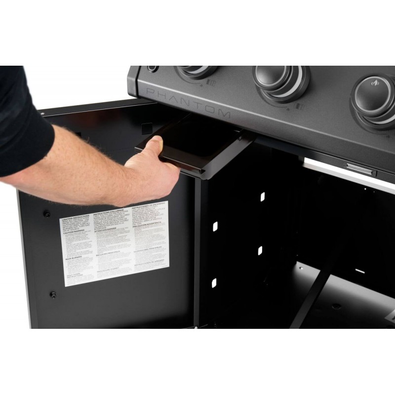 Plancha Napoleon de Gas ROGUE PRO PHANTOM 30 negro Cód. RP30FTPK