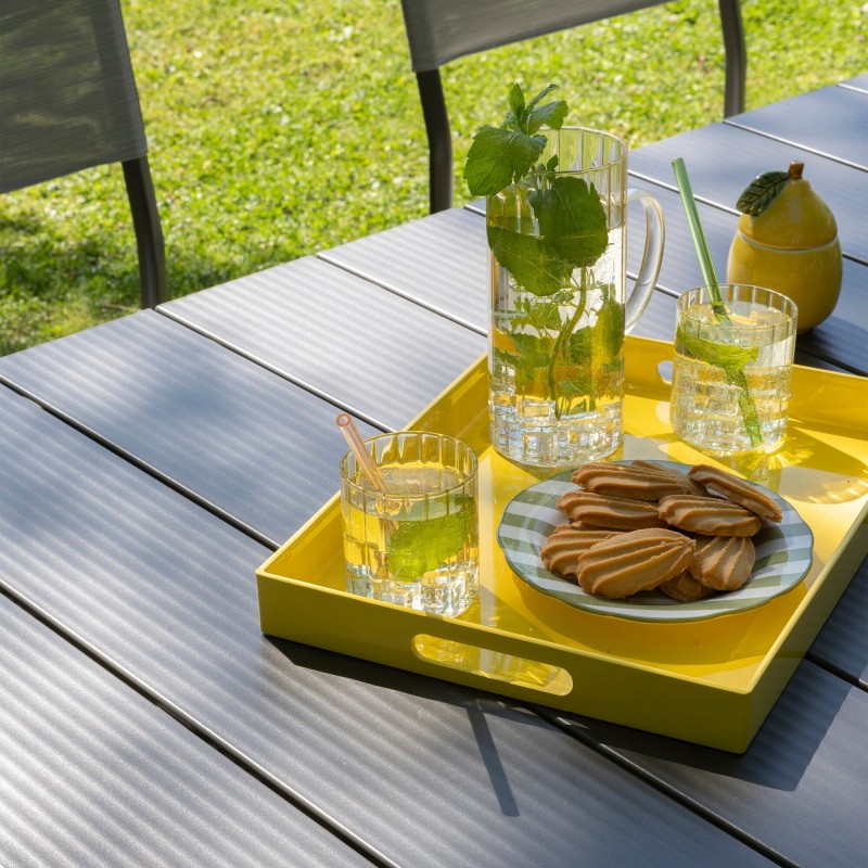 Mesa de Jardín Extensible ORON 100 x 200-260 cm LaFuma LFM5403 Titanio/Titanio