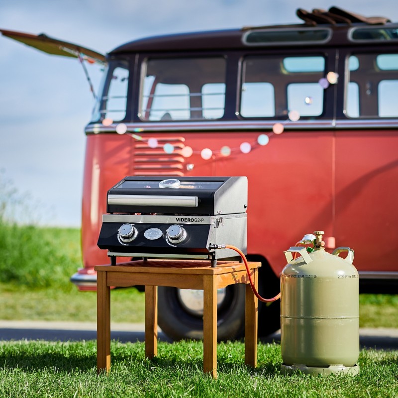 Rösle Portable Gas Barbecue VIDERO G2-P Black cod. 250566