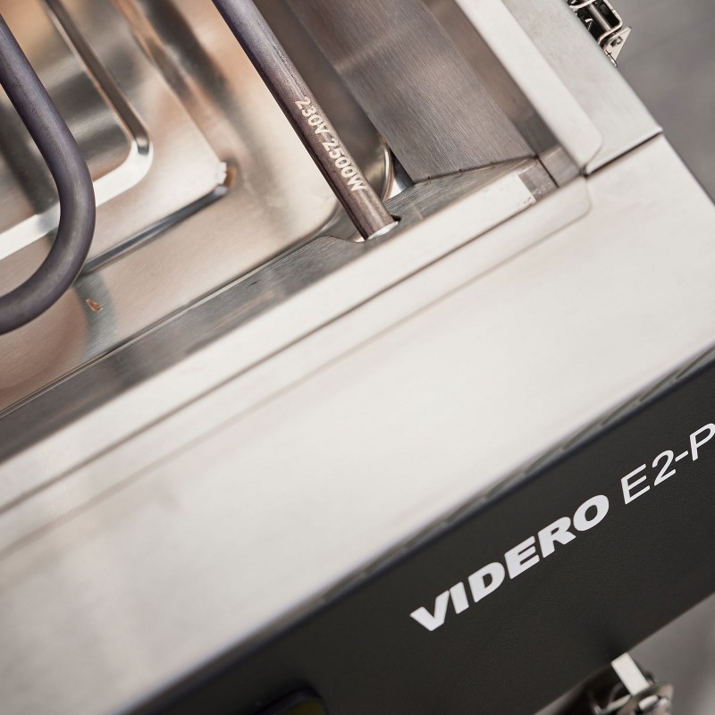 Barbacoa Rösle eléctrica portátil VIDERO E2-P EU Negra Cód. 250582