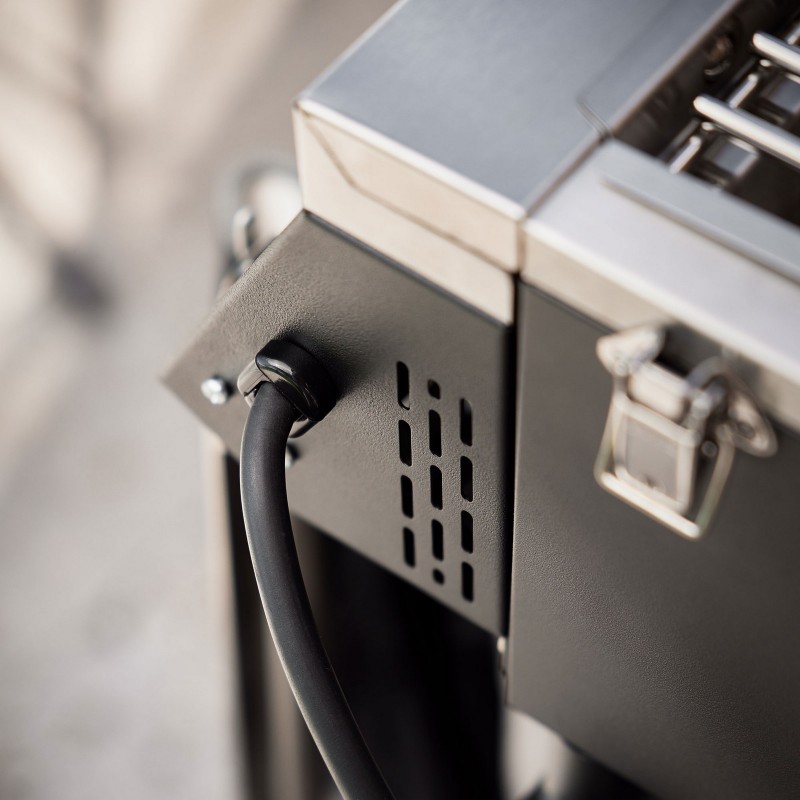 Barbacoa Rösle eléctrica portátil VIDERO E2-P EU Negra Cód. 250582