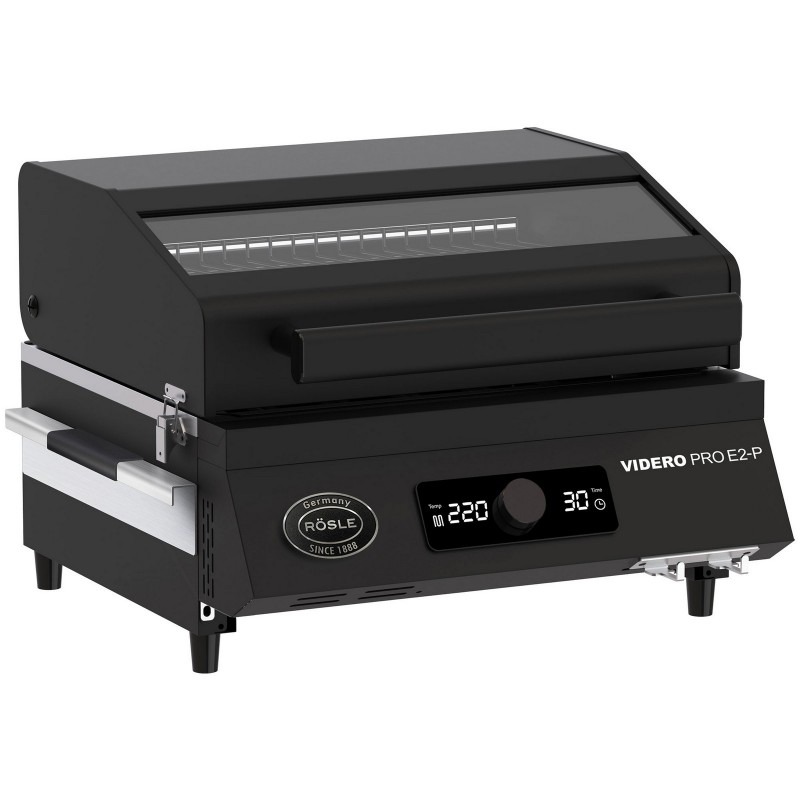 Rösle Electric Portable Barbecue VIDERO PRO E2-P EU Matte Black cod. 250589